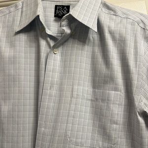 Jos A Banks Mens Dress Shirt Slim Fit Size 16-33